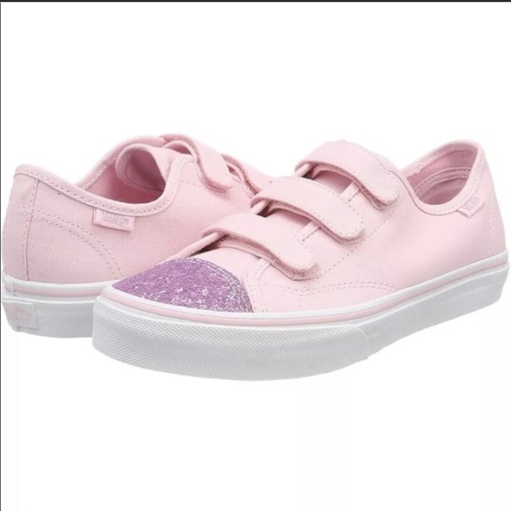 Pink glitter shoes